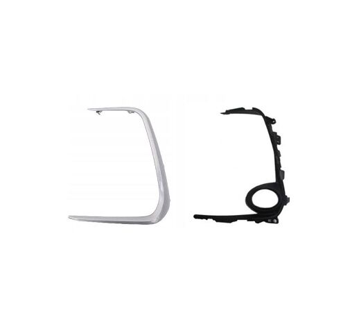 TOYOTA COROLLA- E210- 19/24; SİS LAMBA KAPAĞI SOL SİS DELİKLİ NİKELAJLI İÇ DIŞ SET (2 PARÇA) 52126-02391
