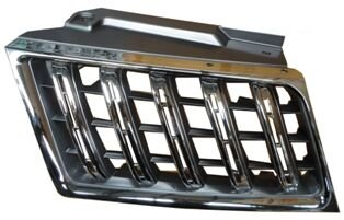MITSUBISHI L200- PICK UP- 10/13; ÖN PANJUR SAĞ NİKELAJLI/İÇ PETEKLERİ GÜMÜŞ GRİ (FPI) 7450A570T