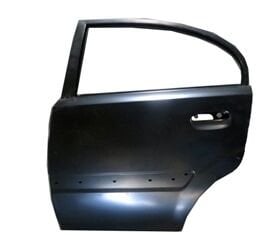 KIA RIO- III- 06/11; ARKA KAPI KOMPLE SOL SİYAH BAND DELİKLİ (SEDAN) ÇELİK BARLI (İCELİ)(TW) 77003-1G010