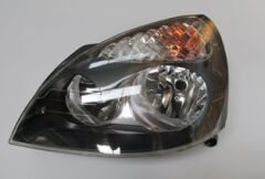 RENAULT CLIO- 2- SD/HB- 02/06; FAR LAMBASI SOL ELEKTRİKLİ/MOTORSUZ SİYAH 5FİŞLİ (H1/H7) (AYFAR) 7701051769