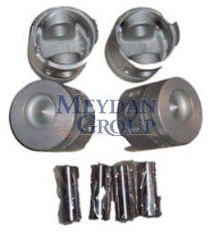 MITSUBISHI CANTER- FE635/659- 98/06; PİSTON SET 0.50 (4D32/34) 3.6/3.9cc ÇELİK(104.5X3X2X4)TIK ME018277-050