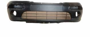 CITROEN C3- 03/05; ÖN TAMPON SİYAH (BANT DELİKLİ/SIS DELİKLİ/PANJURLU/KARLIKSIZ/BRAKETLİ )(EUROBUMP) 7401V2