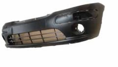 CITROEN C3- 03/05; ÖN TAMPON SİYAH (BANT DELİKLİ/SIS DELİKLİ/PANJURLU/KARLIKSIZ/BRAKETLİ )(EUROBUMP) 7401V2