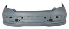 PEUGEOT 207- 06/12; ARKA TAMPON GRİ (BANT DELİKLİ TYG) 7410Z5