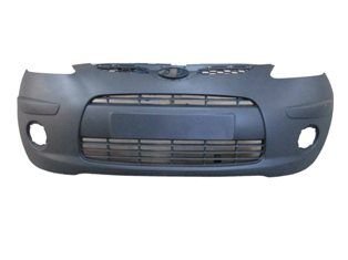 HYUNDAI I10- 08/11; ÖN TAMPON SİYAH (SİS DELİKLİ/KENDİNDEN BANTLI/ÇEKİ DEMİRİ KAPAKLI) (MY) 86512-0X000