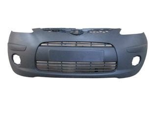 HYUNDAI I10- 08/11; ÖN TAMPON SİYAH (SİS DELİKLİ/KENDİNDEN BANTLI/ÇEKİ DEMİRİ KAPAKLI) (MY) 86512-0X000