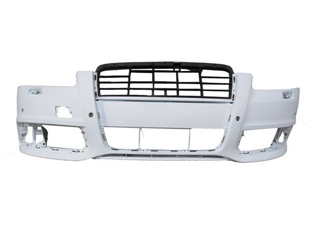 AUDI A6- 09/11; ÖN TAMPON (SİS/PANJUR/ FAR YIKAMA/SENSÖR DELİKLİ ASTARLI) (TW) 4F0807105ABGRU