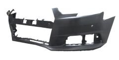 AUDI A4- 15/18; ÖN TAMPON SİYAH SENSÖR DELİKLİ/ÇEKİ KAPAKLI/FAR YIKAMA DELİKSİZ (TYG) 8W0807065AGRU