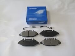 MERCEDES VIANO- 04/14; ÖN FREN BALATASI (2 KABLOLU)(DİSK) (165X62X21) (BRAMAX)  A0004216110