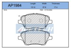 DİSK BALATA ÖN A03.2474 TRANSİT TOURNEO COURIER (14-) B-MAX FIESTA-VI (12-)