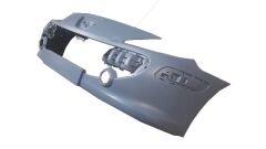 PEUGEOT 307- 06/08; ÖN TAMPON GRİ ASTARLI(PANJUR/BANT DELİKLİ/SİS ÇERÇEVELİ)(PANEL ÜST KORUMALI)TW 7401CX