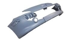 PEUGEOT 307- 06/08; ÖN TAMPON GRİ ASTARLI(PANJUR/BANT DELİKLİ/SİS ÇERÇEVELİ)(PANEL ÜST KORUMALI)TW 7401CX