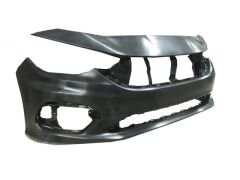 FIAT EGEA- SD/HB/SW- 15/20; ÖN TAMPON SİYAH TAKVİYESİZ (SİS/PANJUR DELİKLİ/ÇEKİ DEMİRİ KAPAKLI)(TYG) 735686407