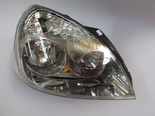 RENAULT CLIO- 2- SD/HB- 02/08; FAR LAMBASI SAĞ ELEKTRİKLİ/MOTORSUZ NİKELAJLI 5FİŞLİ (H1/H7)(AYFAR) 260102027R