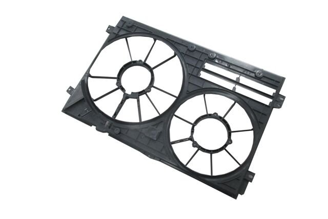 SEAT ALTEA- 04/15; RADYATÖR VE KLİMA FAN DAVLUMBAZI BOŞ GÖVDE (ÇİFTLİ) (300W 363MM) 1K0121205AD