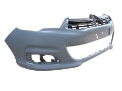 CITROEN C4- 11/17; ÖN TAMPON SİYAH (ASTARLI FAR YIKAMASIZ/SİS DELİKLİ/SENSÖR DELİKSİZ(TÜV)(TYG) 7401VN