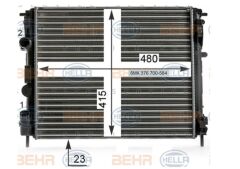 RADYATÖR 8MK376700584 CLIO-II KANGO (01-) LOGAN 1.5 DCI 1.6-16V K4M KLİMALI