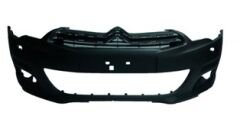 CITROEN C4- 11/17; ÖN TAMPON SİYAH (ASTARLI/FAR YIKAMALI/SİS DELİKLİ/SENSÖR DELİKLİ) (TYG) 7401VR