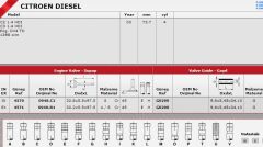 SİBOP TAKIMI 4570 4571 IN 4 EX 4 P206 1.4 HDI P307 1.4 HDI MOTOR DV4 TD