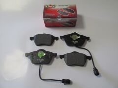 AUDI A6- 95/97; ÖN FREN BALATASI 1,8/1,9TDI/2,0/2,3/2,4/2,6 (2KABLOLU)(DİSK)(156,4X73,8X19,5)FMK) 4A0698151A