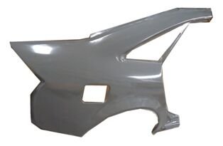 AUDI A6- 98/01; ARKA ÇAMURLUK SAĞ TAVANA KADAR (YAKIT DEPO DELİKLİ) GRİ (BFN) 4F5809838