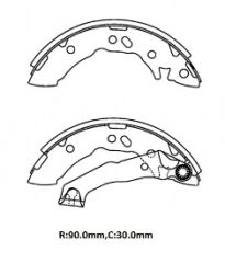 HYUNDAI ATOS- 05/08; ARKA FREN PABUCU (90X30) (DAIWA) 58305-02A10