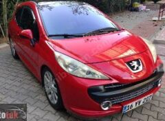 PEUGEOT 207- 06/09; ÖN TAMPON PANJURU ÜST SİYAH (IZGARA)3 KAPI SPORT TİPİ 7414.QC