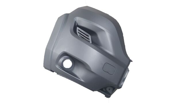 FIAT DUCATO- 14/24; ÖN TAMPON UCU SAĞ GRİ (SİS DELİKLİ/ÇEKİ KAPAKLI)(DODİKLİ (EUROBUMP) 1612430080