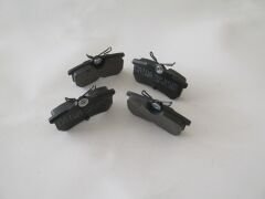 FORD FIESTA- 09/13; ARKA FREN BALATASI 1,0/1,4/1,5/1,6 (DİSK) (87,2X42,5X13) (BRAMAX) 98AB-2M008-BA