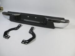 ISUZU D MAX- PICK UP- 07/12; ARKA TAMPON NİKELAJLI (PLAKA 52cm) ÜSTÜ PLASTİKLİ BAĞLAN.AYAKLARI İLE 8-97352-581-0