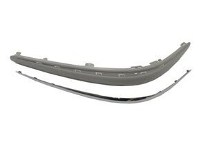 MERCEDES E CLASS- W211- 03/06; ÖN TAMPON BANDI SOL GRİ ASTARLI/NİKELAJ ÇITALI SENSÖR DELİKSİZ (TYG) 2118800512