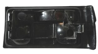 RENAULT R9- FAIRWAY- 93/96; STOP LAMBASI SOL (SİYAH/KIRMIZI) (DUYSUZ) (PLEKSAN) 7700773354