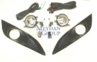 TOYOTA AURIS- 07/10; SİS LAMBASI SAĞ/SOL SET (ROLE/DÜĞME/TESİSAT/ÇERÇEVE İLE BİRLİKTE)(ESUSE) 81210-0D041