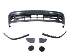 RENAULT MEGANE- 1- 99/02; ÖN TAMPON SİYAH (SİS DELİKLİ/SİS KAPAKLI/ŞOK EMİCİLİ/BANTLI) (EUROBUMP) 7701471765