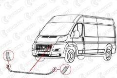 PEUGEOT BOXER- 07/13; ÖN TAMPON ÜST BAĞLANTI SACI 1347922080