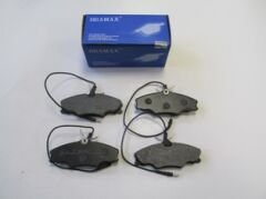 PEUGEOT 406- 95/04; ÖN FREN BALATASI (4 KABLOLU) (DİSK)(129,7X52,9X18,5)(BRAMAX) 4251.32