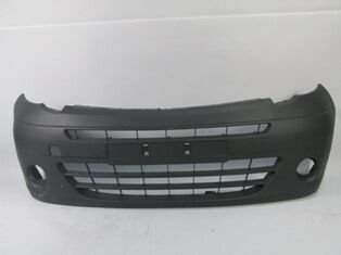 RENAULT KANGOO- 3- 08/13; ÖN TAMPON SİYAH (SİS DELİKLİ KOMPLE BANTLI) (EUROBUMP) 7701478153