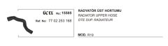 RADYATÖR HORTUMU ÜST 15505 R19 1.4 1.6 7702253168