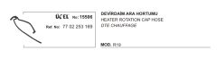 DEVİRDAİM ARA HORTUMU 15506 R19 1.4 1.6 7702253169