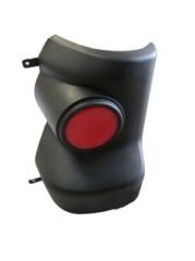 MITSUBISHI L200- PICK UP- 06/15; ARKA TAMPON UCU SOL REFLEKTÖRLÜ/SİYAH PÜTÜRSÜZ(PLASTİK) (EURO BODY) 6410A741