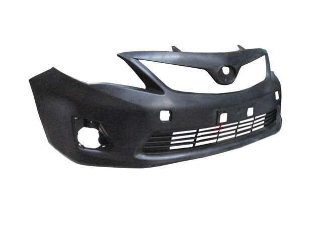 TOYOTA COROLLA- E150- 10/13; ÖN TAMPON SİYAH (IZGARALI/ÇEKİ/SİS/DELİKLİ (FAR YIKAMA DELİKSİZ)(FPI) 52119-12962