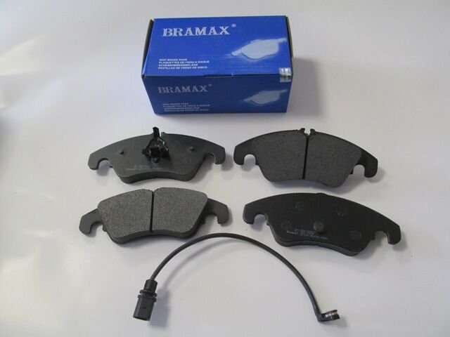 AUDI A4- 13/15; ÖN FREN BALATASI 1,8/2,0/3,0(1KABLOLU)(DİSK)(155x66.6x19.6/15;5.3x71.9x18.8)(BRAMAX) 8K0698151A