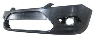 FORD FOCUS- SD/HB- 08/11; ÖN TAMPON SİYAH (SİS/PANJUR DELİKLİ/ÇEKİ KAPAKLI) (TYG) 8M5117757BDXWAA