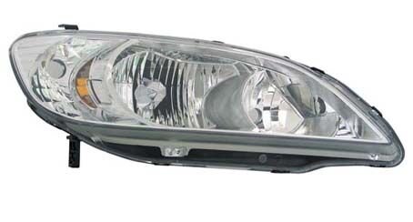 HONDA CIVIC- SD- 04/05; FAR LAMBASI SOL MANUEL (SİNYALİ SARI)(CAMI SETLİ) (PARK LAMBA DELİKSİZ) 33151-S5A-A51