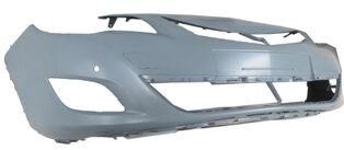 OPEL ASTRA- J- SD/HB- 10/12; ÖN TAMPON GRİ (ASTARLI FAR YIKAMASIZ/SENSÖR DELİKLİ) (EUROBUMP) 13264415