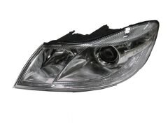 SKODA OCTAVIA- 10/12; FAR LAMBASI SOL ELEKTRİKLİ/MOTORLU/MERCEKLİ (H7/H1)(EUROLAMP) 1Z1941017S