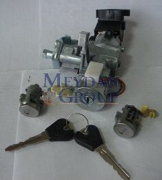 MAZDA 323- FAMILIA- 95/97; KONTAK KİLİT SETİ (2Lİ SET) (KONTAK/KAPI) (TERMİKLİ) (TW) 963015F110