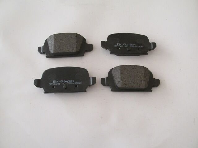 OPEL CORSA- C- 04/06; ARKA FREN BALATASI 1,4cc (DİSK)(95,5X43,9X13,8)(BRAMAX) 93176117
