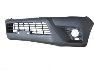 TOYOTA HILUX- PICK UP- 15/19; ÖN TAMPON SİYAH/PANJURLU/SİS DELİKLİ(ÇAMURLUĞU ÇIKINTISIZ TİP İÇİN)MY) 52119-0K820