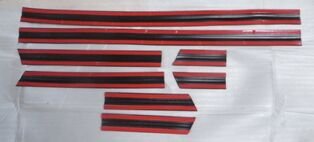 JEEP CHEROKEE- 91/96; KAPI BANDI SET İNCE TİP (NİKELAJ ÇITALI) (8 PARÇA) (BFN) -